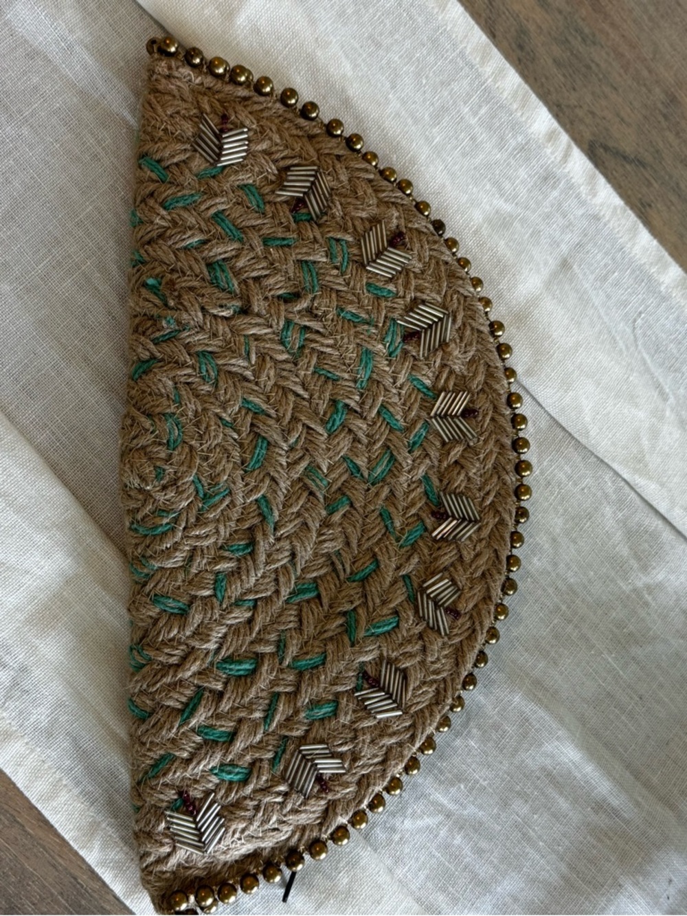Antik Krafts Half-Moon Clutch